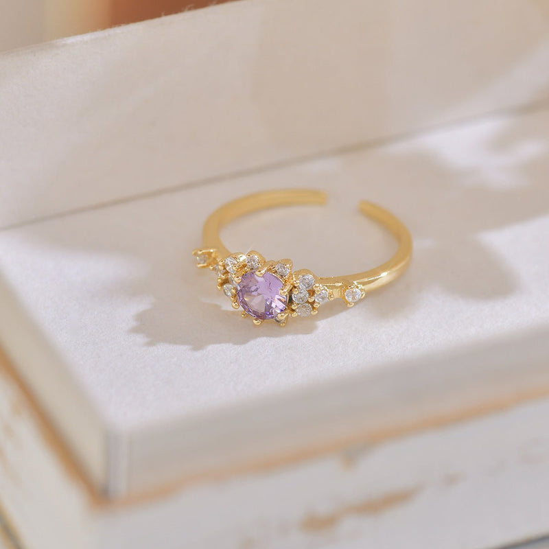 Violet Nova Ring