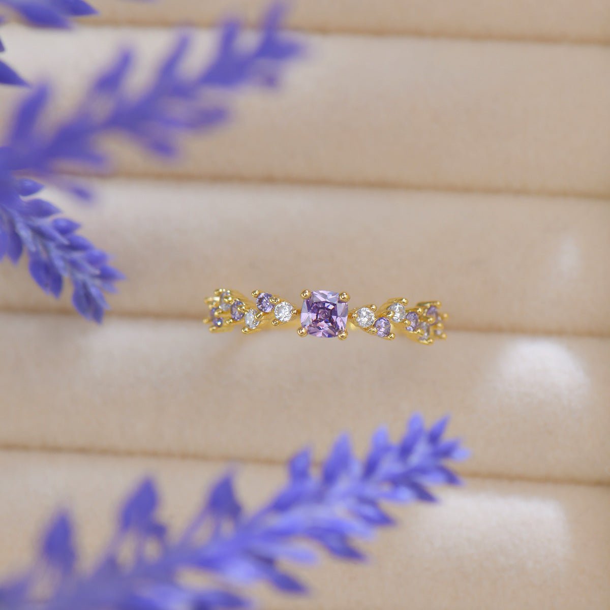 Violet Poetry Ring