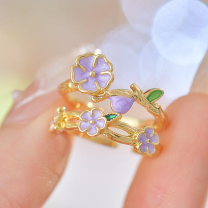 Violet Trellis Ring