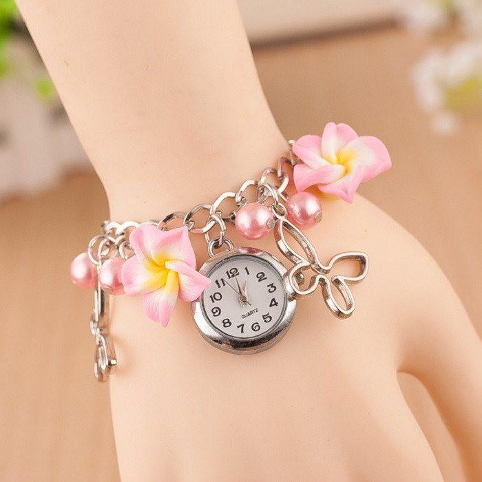 Butterflies & Flowers Bracelet Watch