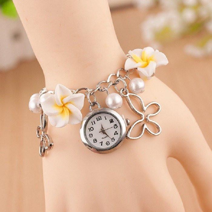 Butterflies & Flowers Bracelet Watch