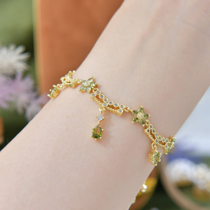 Wildflower Serenade Bracelet in Green