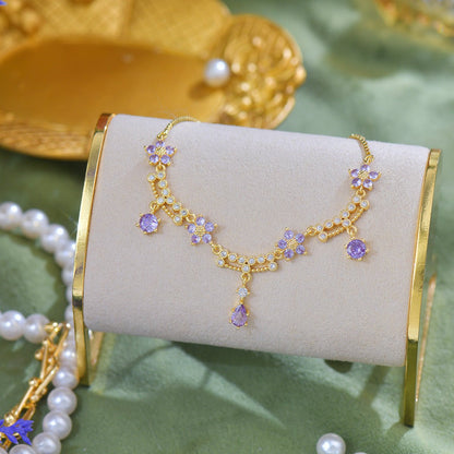 Wildflower Serenade Bracelet in Purple