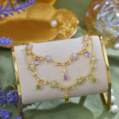 Wildflower Serenade Bracelet in Purple