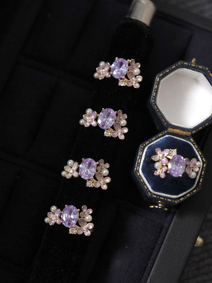 Wisteria Amethyst Ring