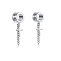 Gothic Stainless Steel Tunnels / 2pcs Ear Aesthetic Tunnel / Female Jewelry